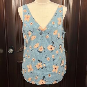 Rebecca Taylor Romantic Silk Blend Tank Blouse
